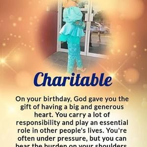 Meet your Posher, Charitable